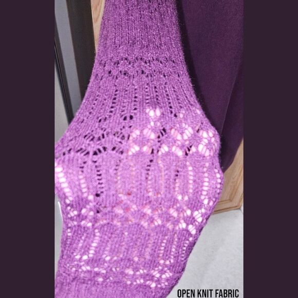 TORRID LongSleeve Rib Pointelle Mock Neck Sweater dress Plus Size 2X - Picture 12 of 16